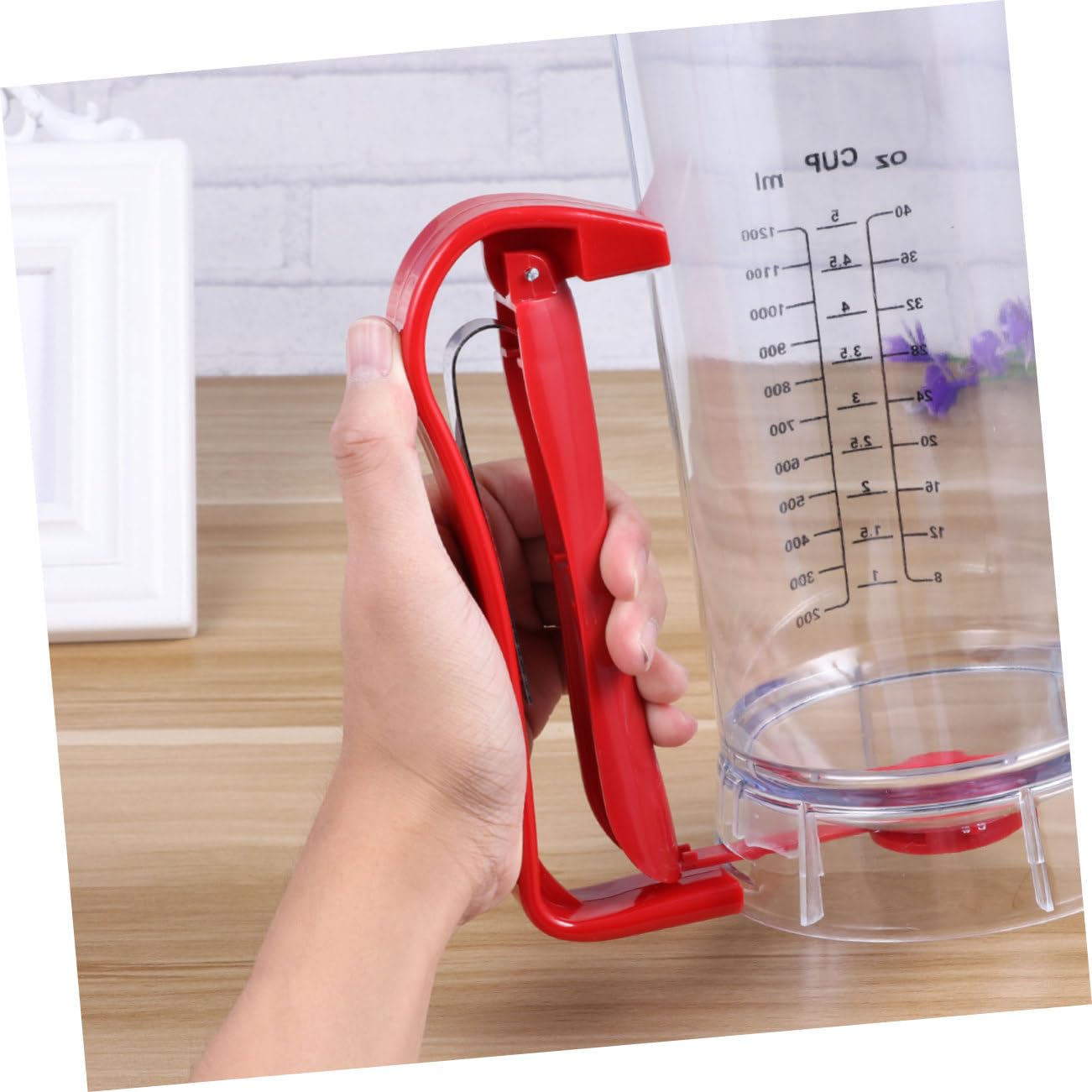 YARNOW Dispensador De Panqueques Separador De Grasas Dispensador De Masa Para Panqueques Herramienta Para Hornear Dispensador De Masa Para Pasteles Eléctrico Amasadora