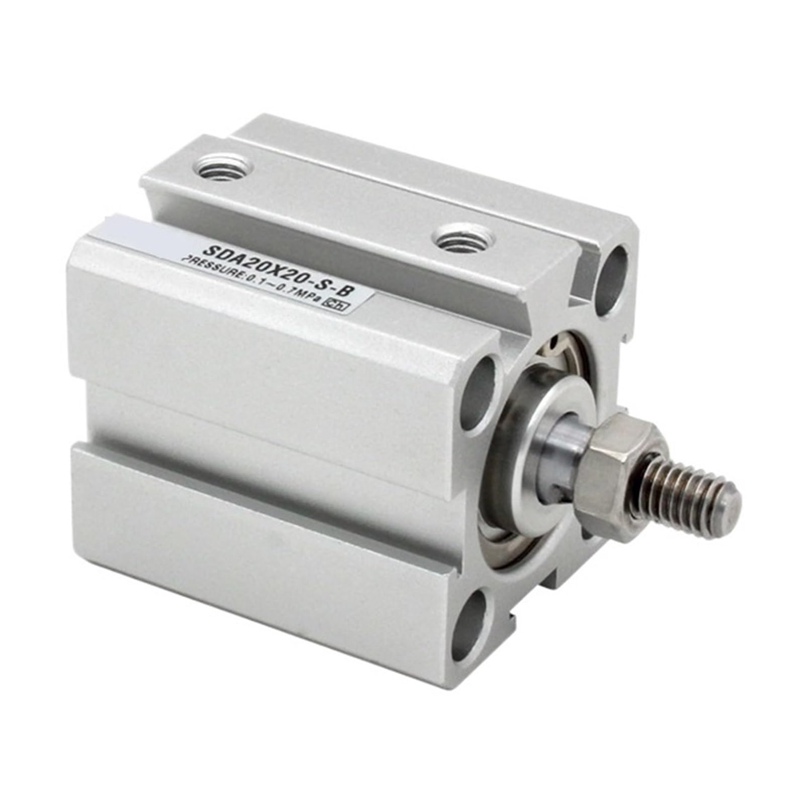 Vérin pneumatique SDA80-B compact double effet pour automatisme