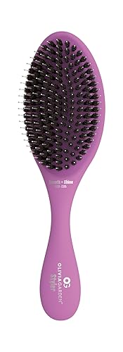 Miniatura 10 de Olivia Garden OG Brush Styler, para suavizar y añadir brillo, todo tipo de cabello, cojín extraíble para una fácil limpieza, abrazo del cuero