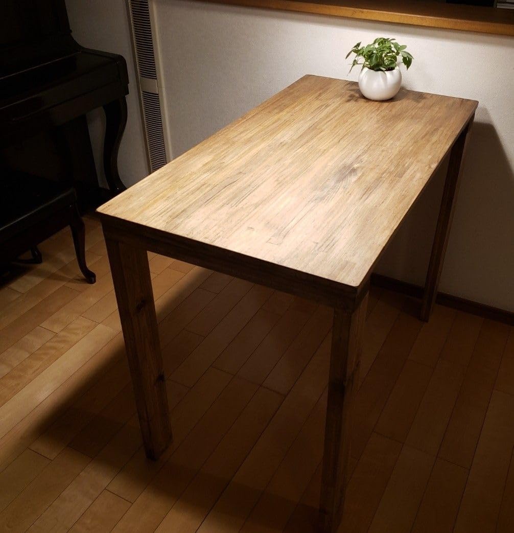 110×60 アンティーク ダイニングテーブル ウォールナット仕上げ 食卓 木製