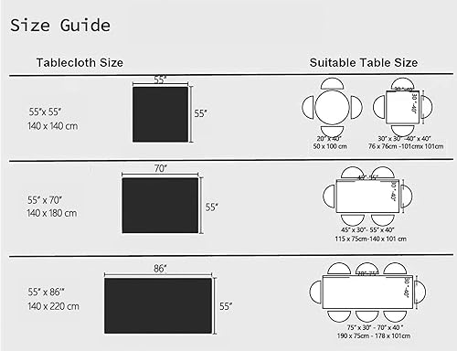 Miniatura 7 de Mantel rectangular de lino, tela impermeable, arpillera rústica, bohemio, bordada, con borlas, para fiestas, campamentos, pícnic, decoración de mesa