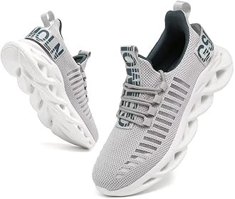 Jakcuz Women's Lace Up Walking Shoes Breathable Ultra Lightweight Sport Casual Ladies Girls Fashion Platform Sneakers