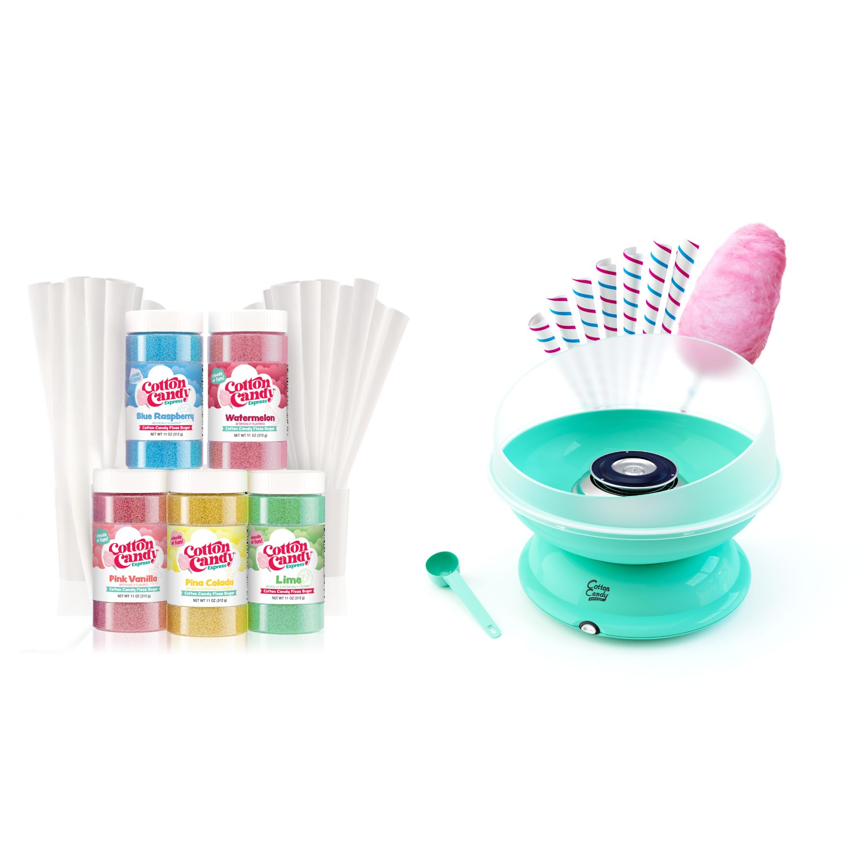 Amazon.com: Cotton Candy Express Teal Cotton Candy Machine For
