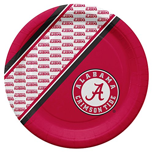 Duck House Sports UNIV of Alabama Disposable Paper Plate - 20 PK