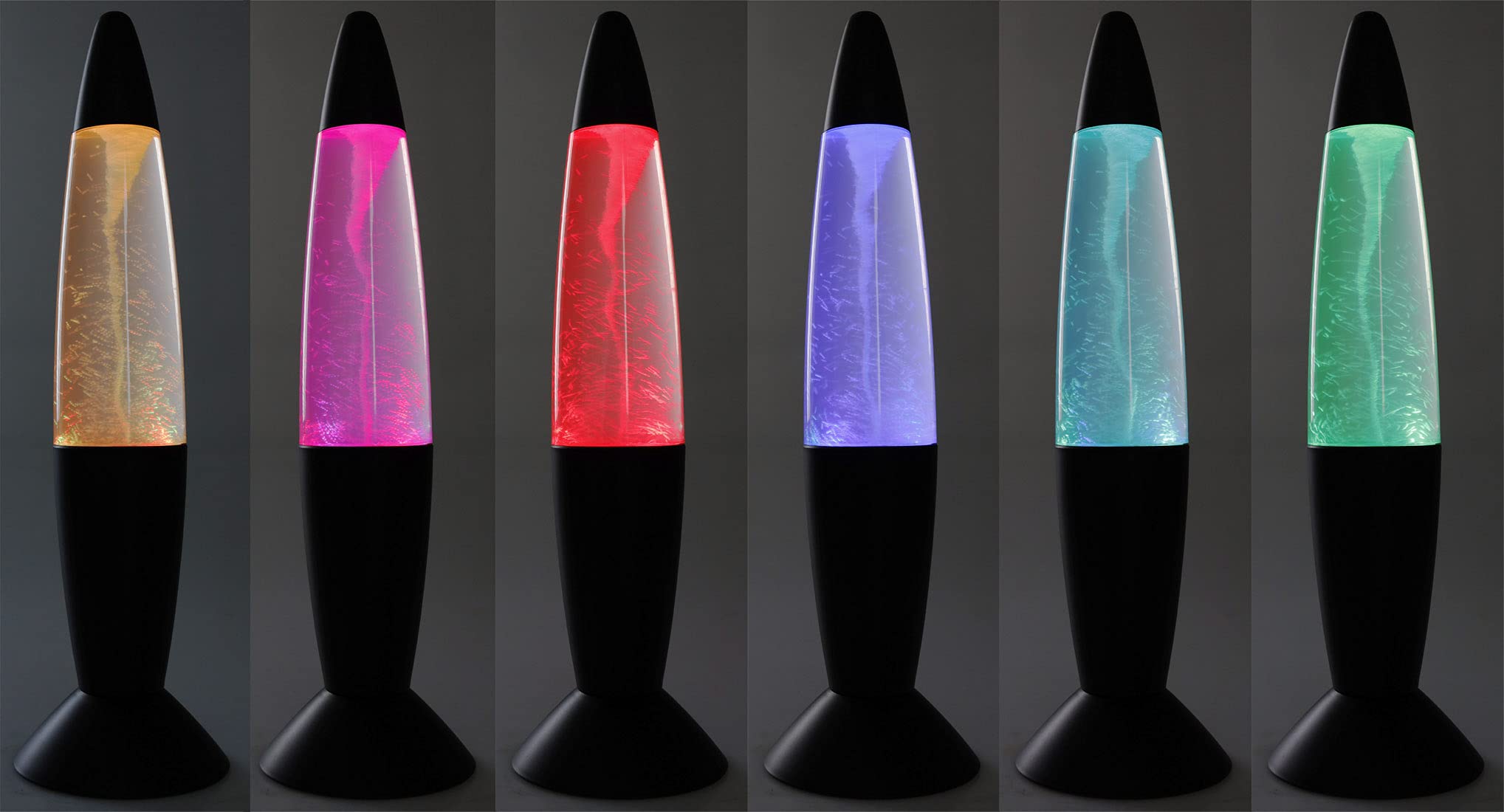 Lampe décorative Tornado - 37 cm - Éclairage LED et changement de couleur - Fonctionnement sur USB 5 V = ou pile 3 x AA