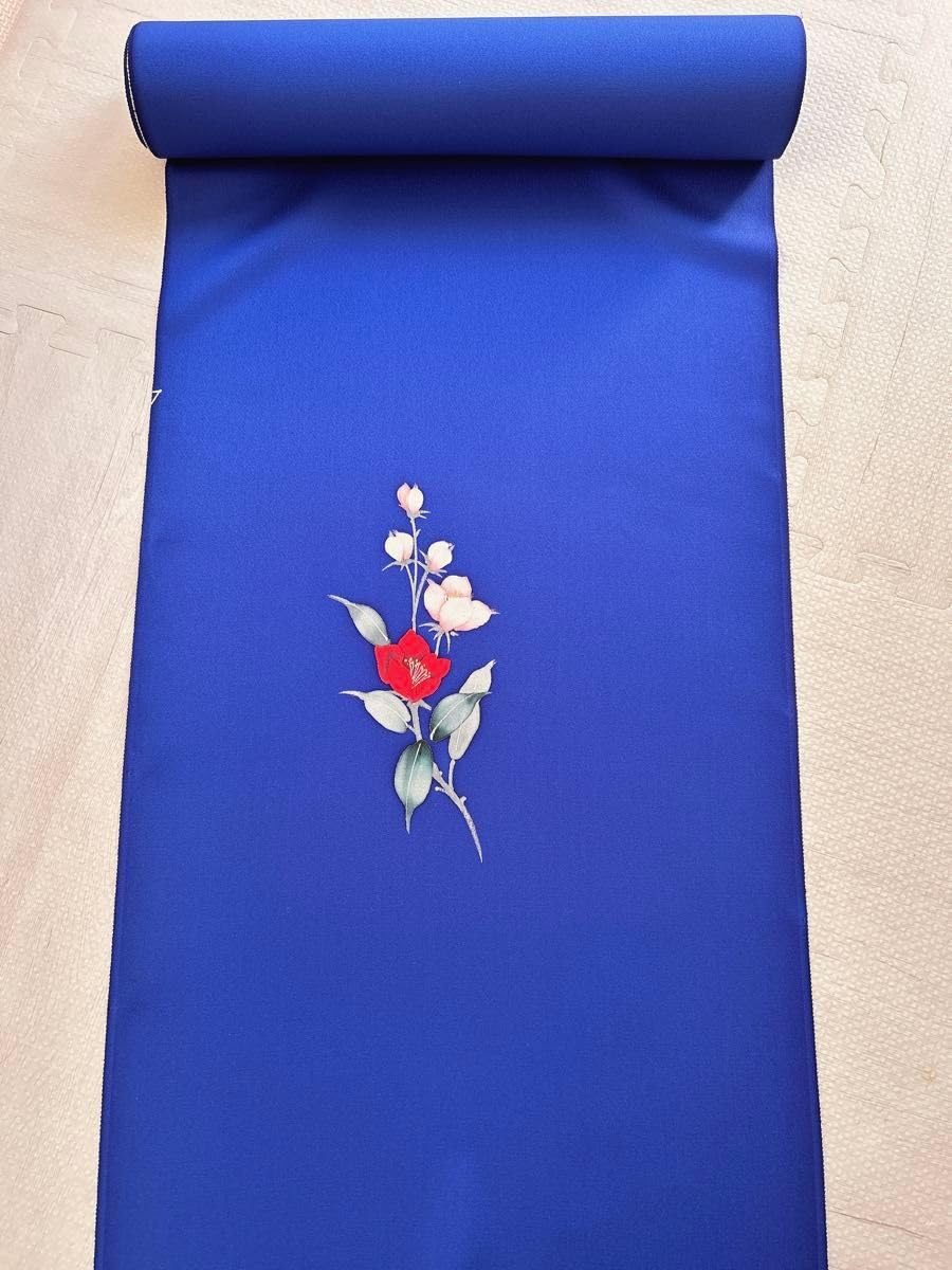 正絹 暈し 絞 花散らし 着尺 反物（381） 反物◇附下 正絹【丹後