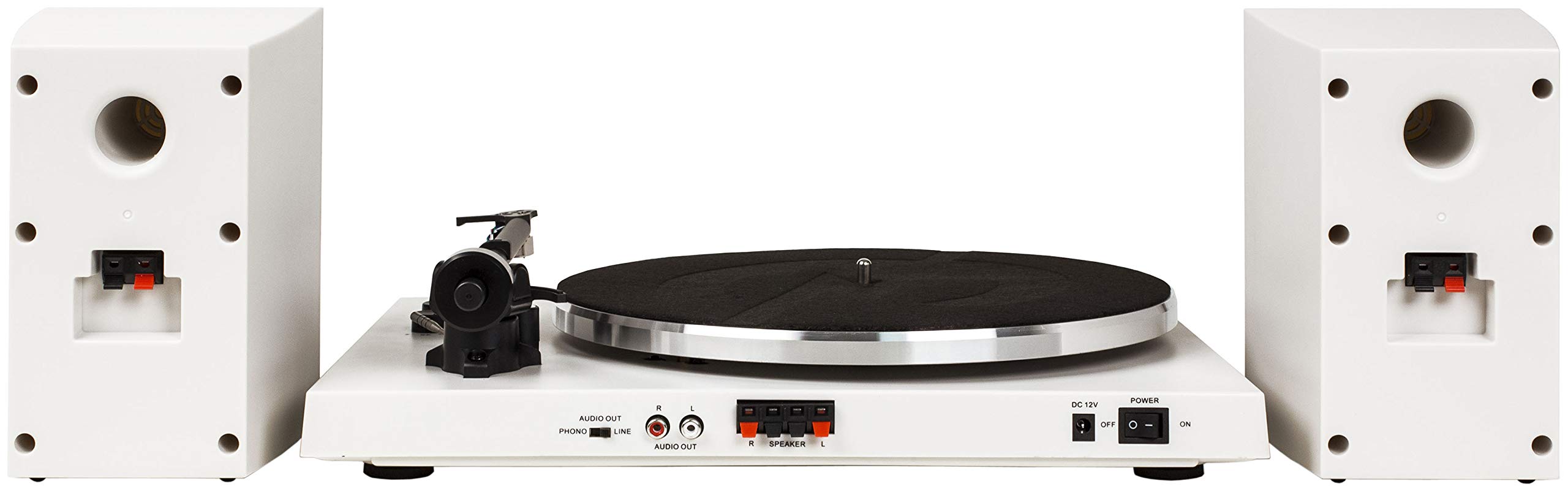 Amazon.com: Crosley T150A-WH Modern 2-Speed Bluetooth Turntable