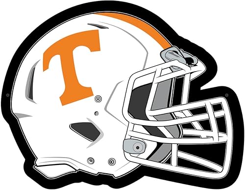Miniatura 2 de Team Sports America Evergreen NCAA - Letrero de pared ultrafino con luz LED de la Universidad de Tennessee, casco réplica de tamaño completo, 19.5 x