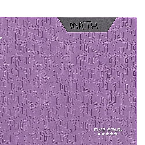 Five Star 2 Pocket Folders, 4 Pack, Plastic Folders with Stay-Put Tabs and Prong Fasteners, Holds 8-1/2” x 11" Paper - Image 4