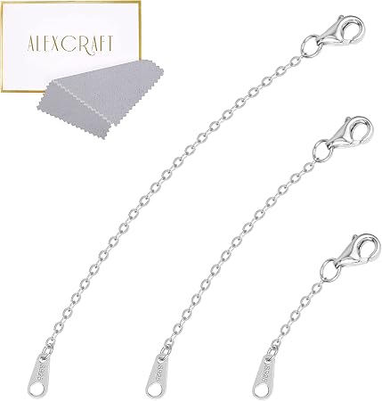 Necklace Extender White Gold Chain 