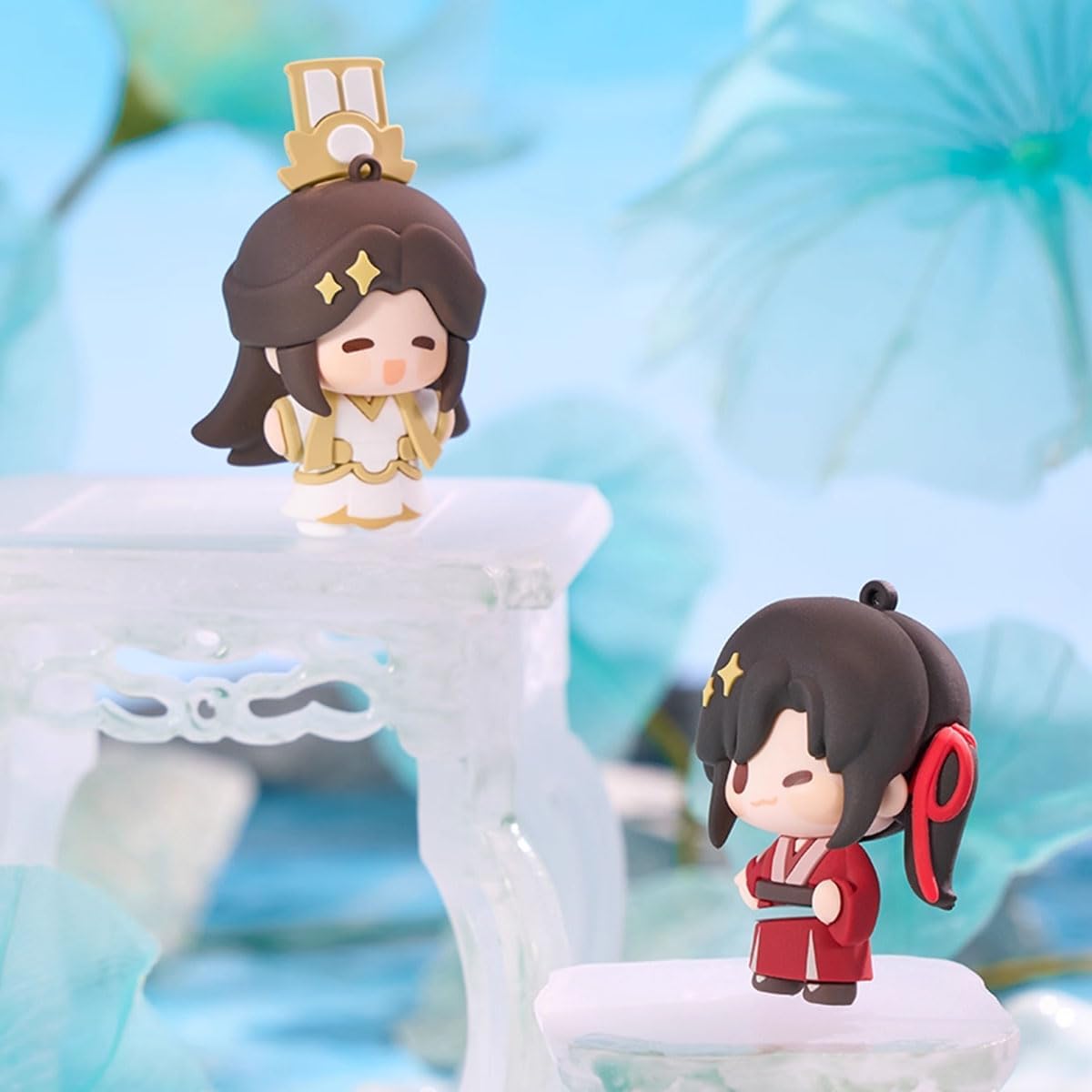 Heaven Official Blessing Anime Keychain Huacheng Xielian Cute Mini Figure Official Fan Gift Cell Phone Charms