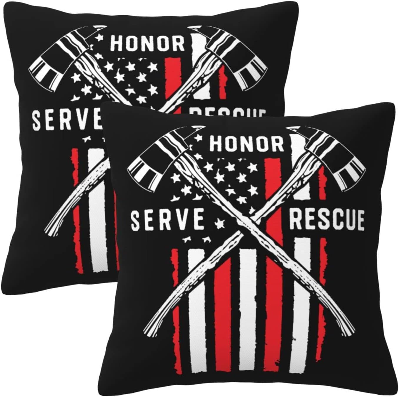 ryewry Firefighter American Flag Thin Red Line Fireman