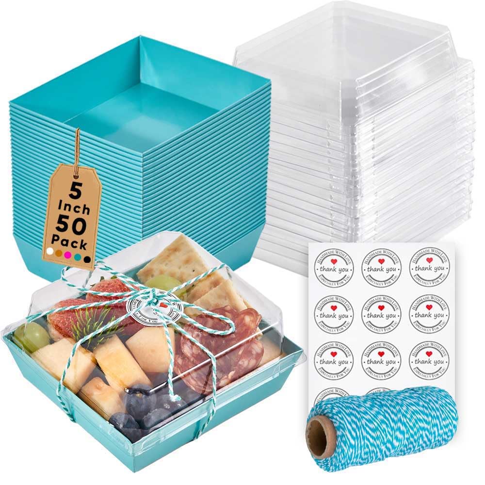 Leafiew 5 Inch Charcuterie Box Blue