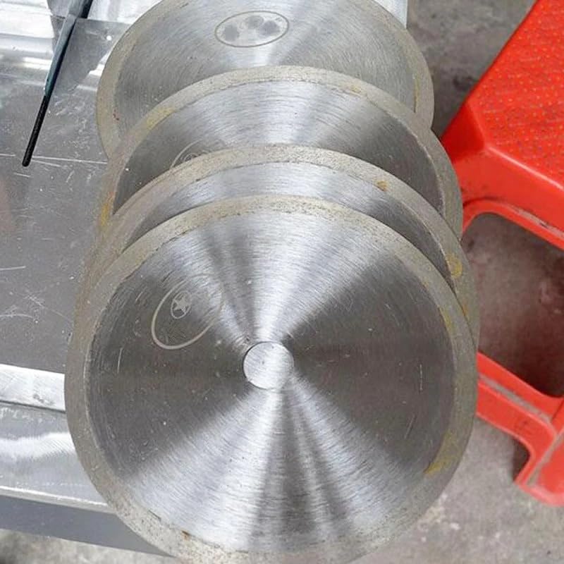 8 インチ 10 インチダイヤモンド丸鋸刃 200 &times; 25/32 ミリメートル超薄型歯なしシート瑪瑙翡翠宝石ガラス切断アーバーディ