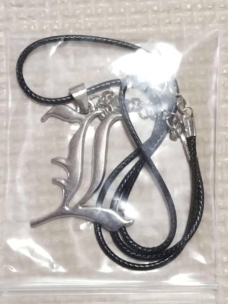 デスノート DEATHNOTE シルバーネックレス デスノートペンダント