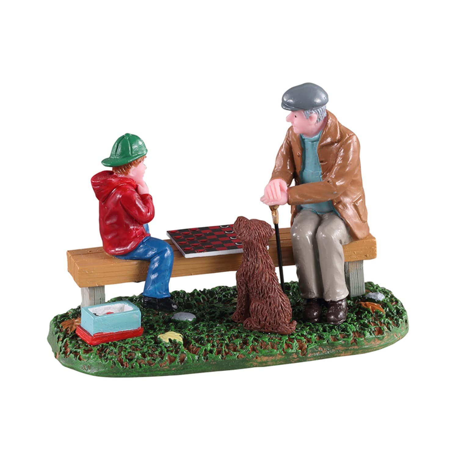 Christmas Village Playing With Gramps - 12022