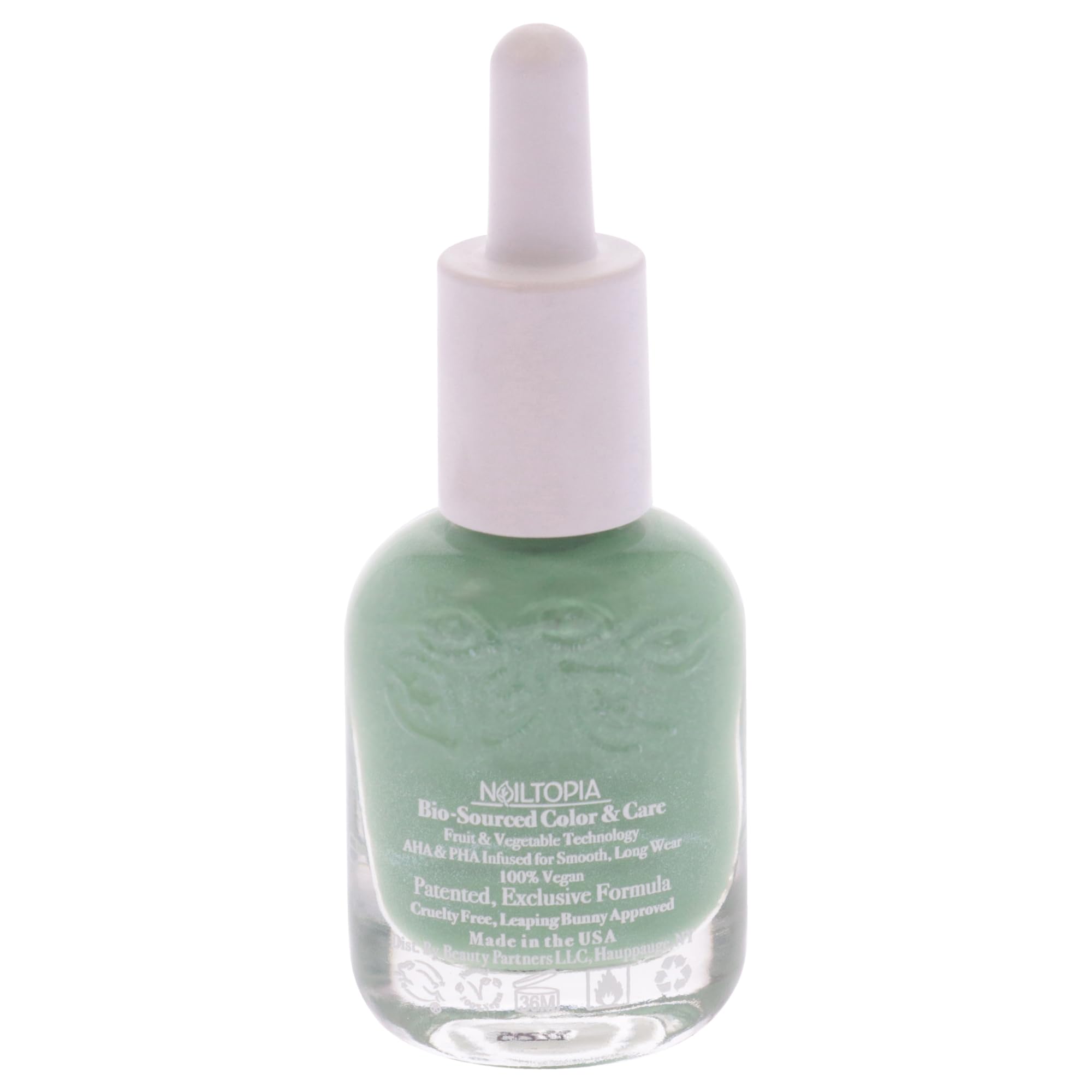 Nailtopia Bio-Source - Esmalte de uñas sin astillas - Esmalte de uñas totalmente natural con biotina y superalimento - Fórmula resistente a las astillas - Secado rápido y duradero - Yacht Week
