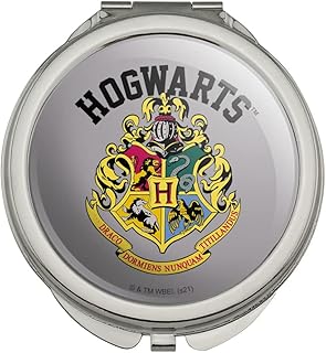 Harry Potter Hogwarts Crest Compact Travel Purse Handbag Makeup Mirror