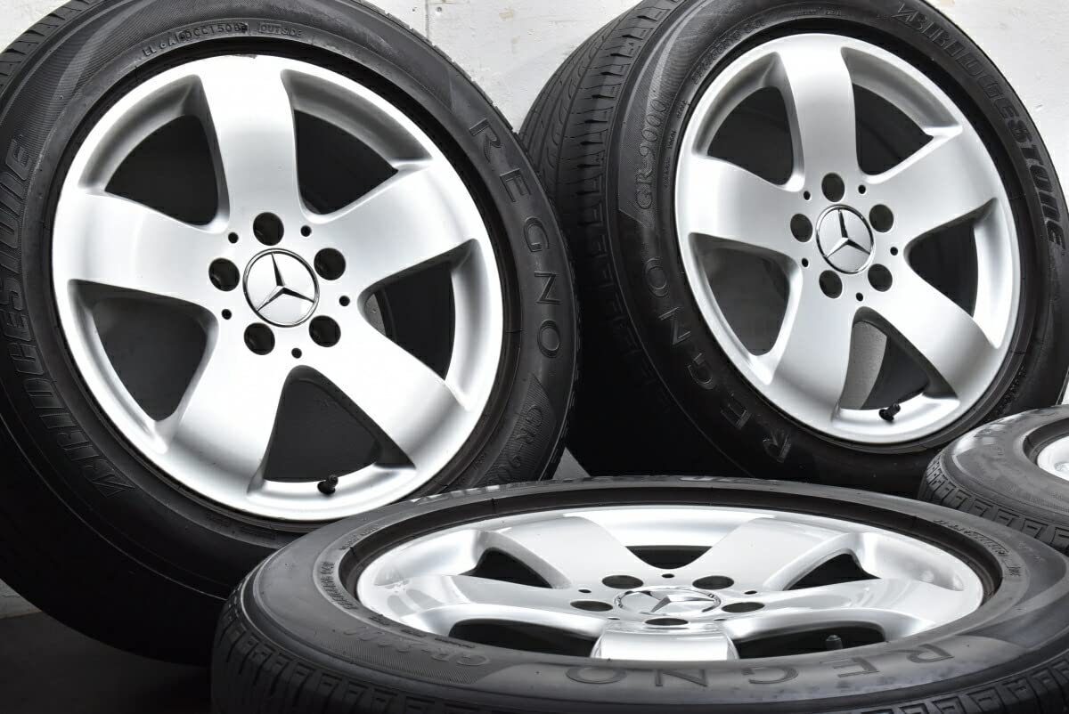 Amazon | 中古 タイヤホイール 4本 16インチ 7.5J +42 225/55R16 94V 