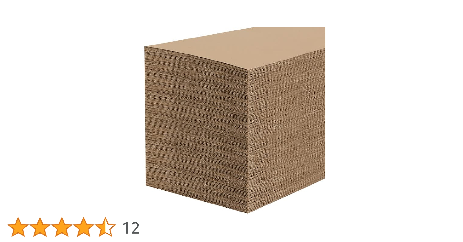 Amazon.co.jp: MUKLEI 100枚パック 12 x 9インチ 段ボールシート