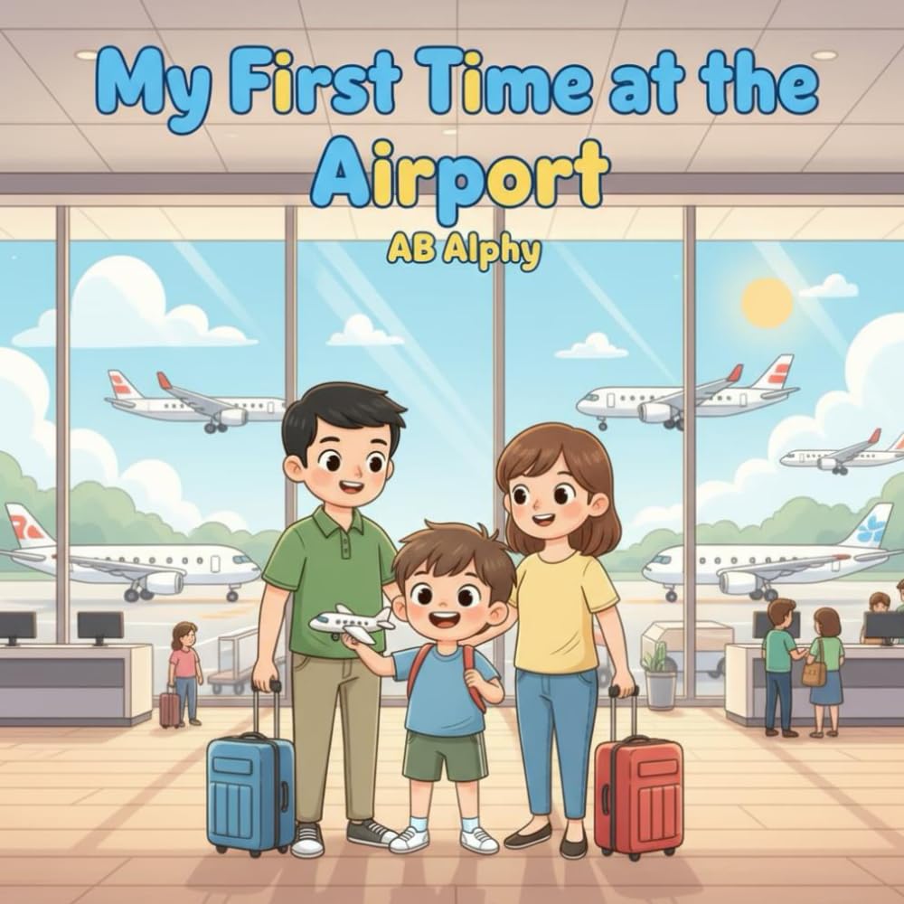 My First Time at the Airport: A Fun and Educational Story for Kids to Learn About the Airport and How People Travel!: 4