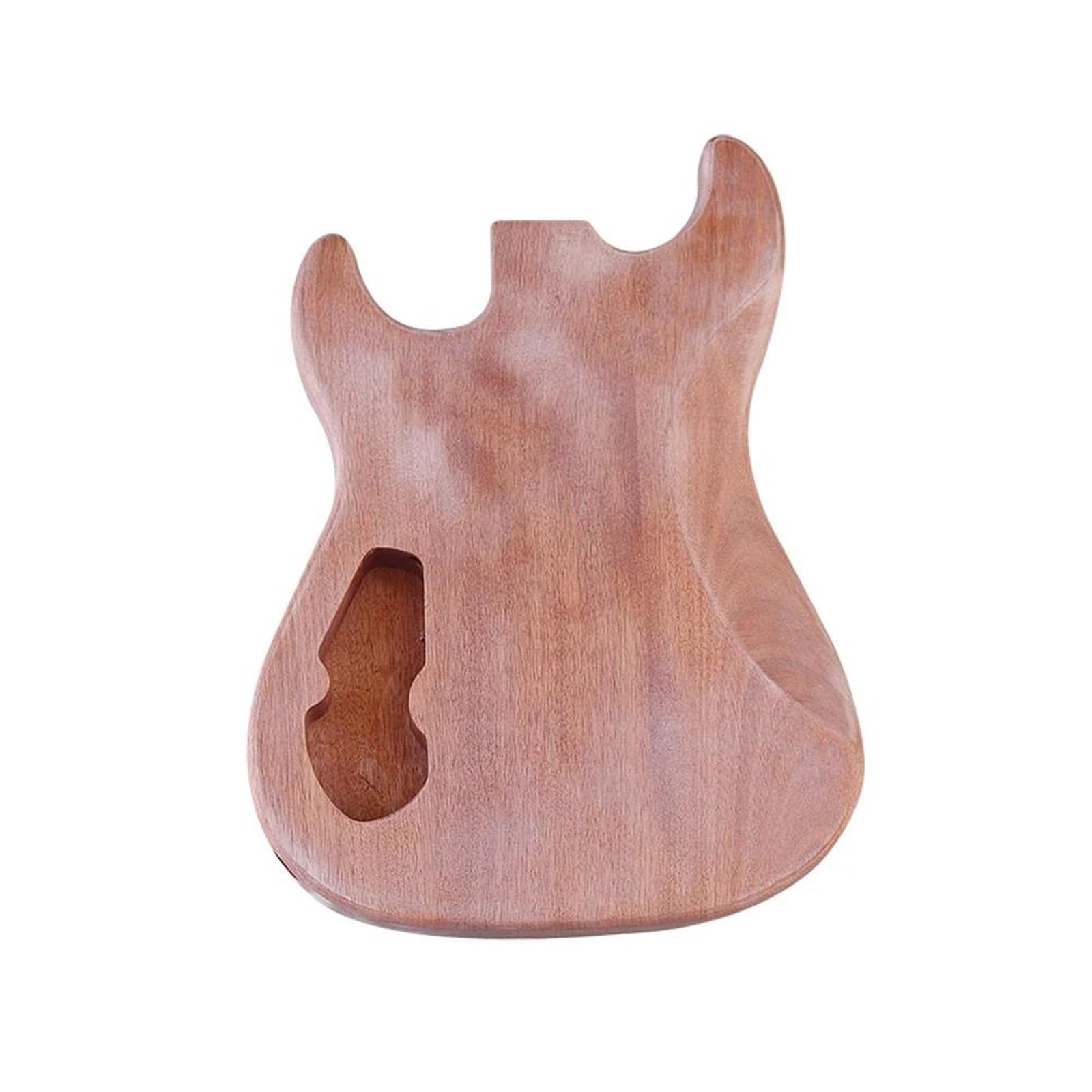 Guitar Body Kit Okoume Wood Body With HH Pickup Hole For ST Electric Guitar