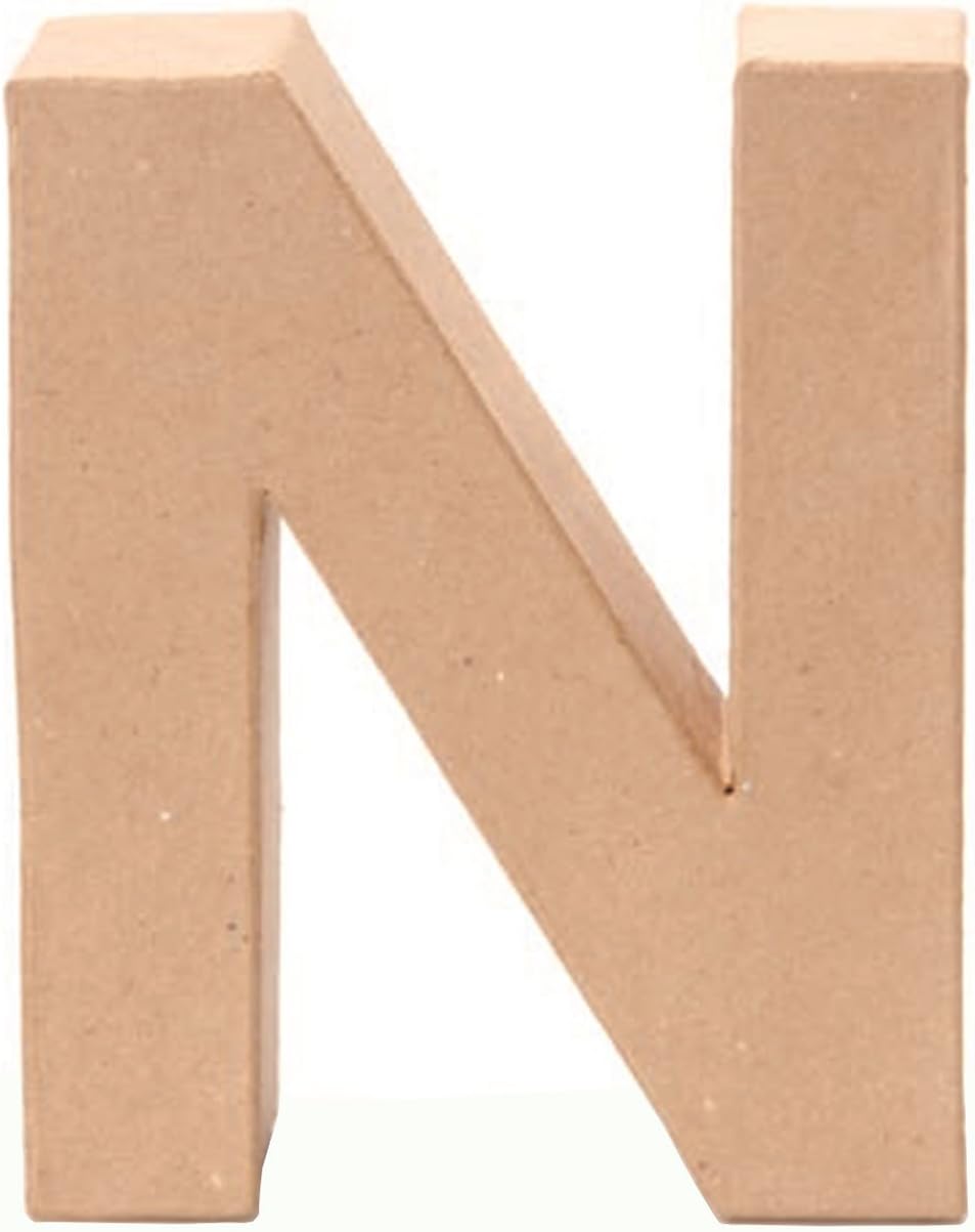 GlorexCardboard Letter N, Natural, N