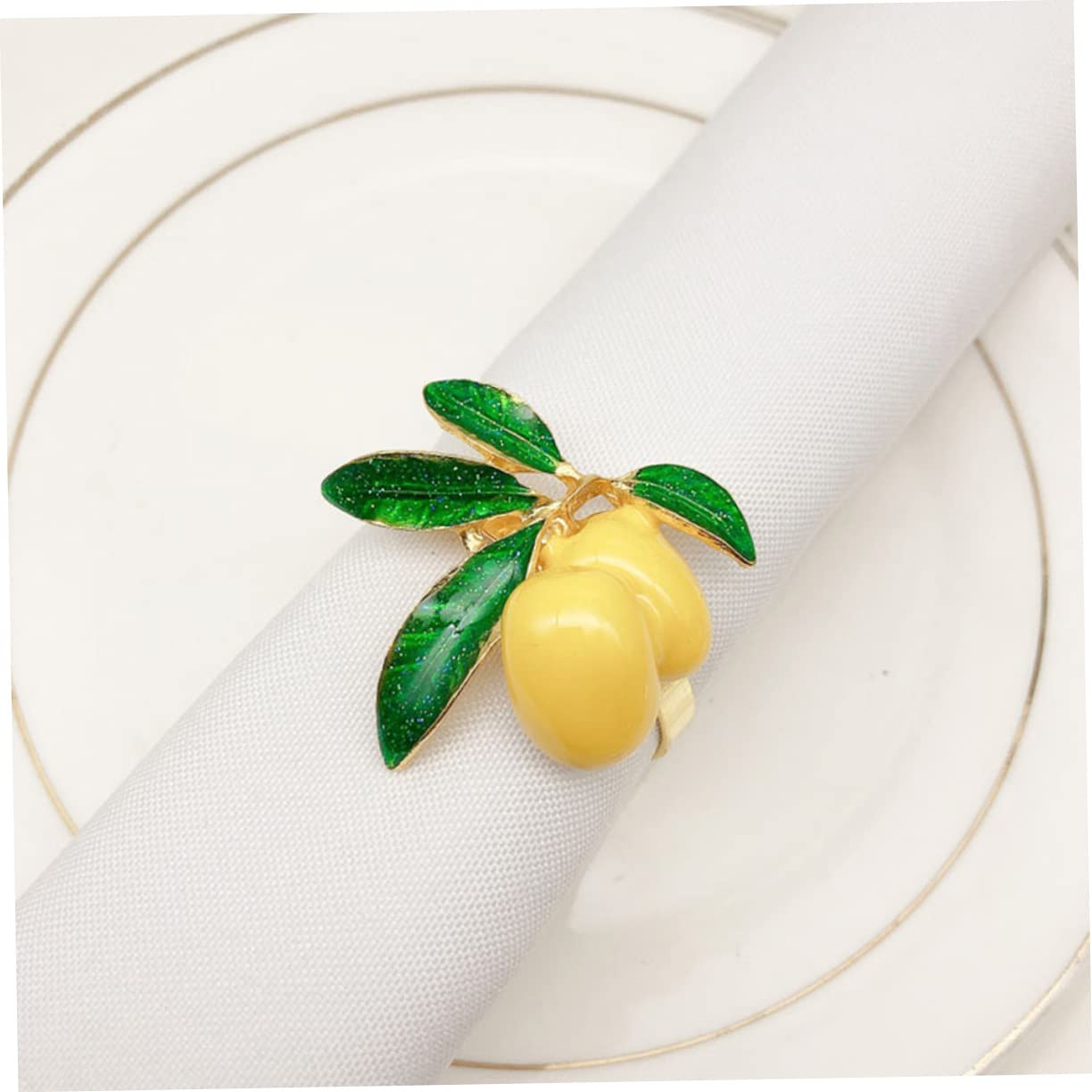 3 Set Portatovaglioli Decorativi Design Per Feste E Accessori Da Tavola Eleganti Speciali 6 Pezzi*3