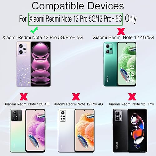 Miniatura 2 de Ibywind Paquete de 2 protectores de pantalla para Redmi Note 12 Pro 5GNote 12 Pro+Note 12 Pro Plus 5G (6.67 pulgadas) + 1 protector de lente de