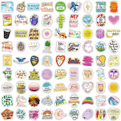 300Pcs Motivational Sticker, Inspirational Words Stickers For Teens Adults Students Teacher Employees Vinyl Encouraging Positive Affirmation Stickers For Water Bottles Laptop Decals Scrapbook Journal #TOP2