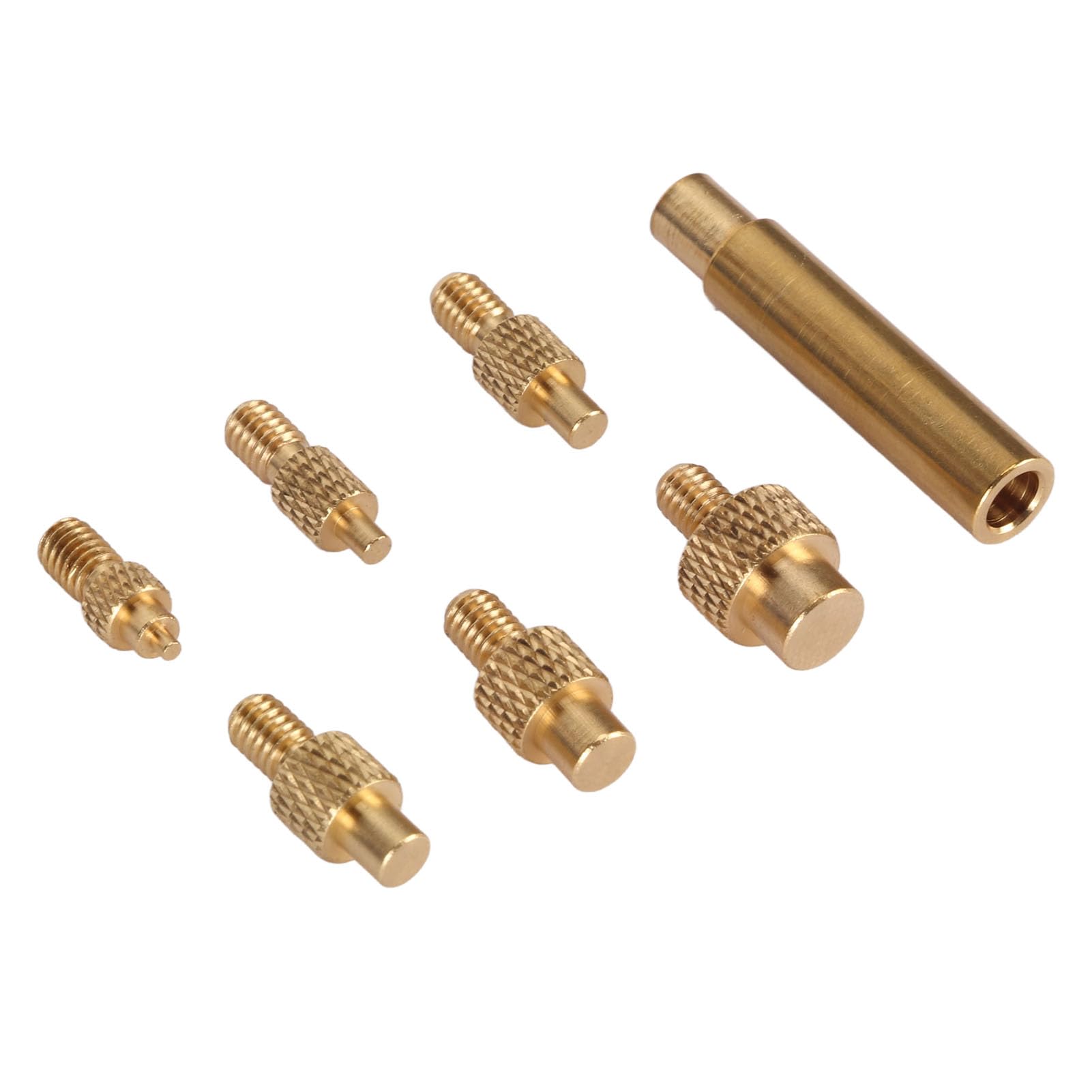 Heat Set Insert Tips, Soldering Tip Set M2 M2.5 M3 M4 M5 M6 1/4 Inch M8 Universal 936 Soldering Iron Tips 3D Printer Parts