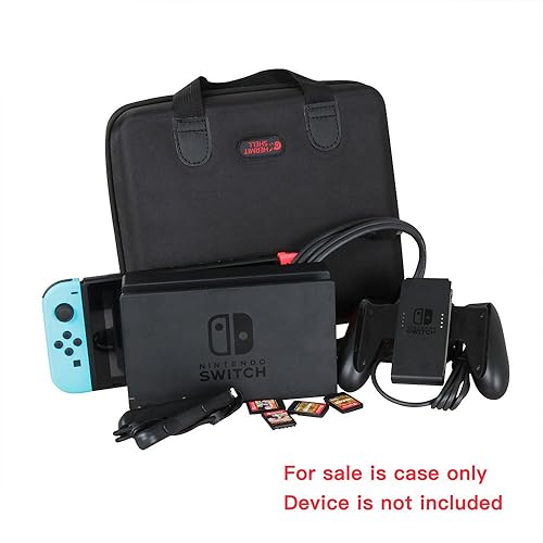 Miniatura 9 de Hermitshell Hard EVA Travel Black Case Fits Nintendo Switch System