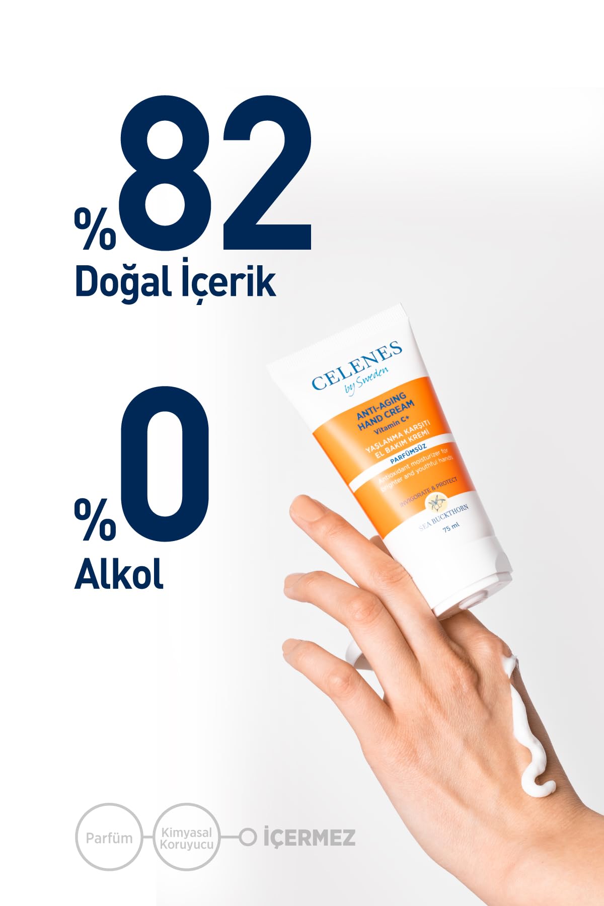 Celenes Sea Buckthorn Yaşlanma Karşıtı El Bakım Kremi 2li paket