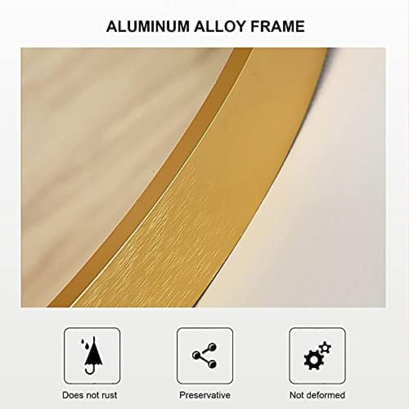 Ovale LED-backlit Badkamerspiegel Dimbaar 3 Kleurtemperatuur Slimme Spiegel LED-licht Wandmontage Make-up Spiegel Met Aluminium Frame (Color : White Frame, Size : 40X80CM Ovale LED-backlit Badkamerspiegel Dimbaar 3 Kleurtemperatuur Slimme Spiegel LED-licht Wandmontage Make-up Spiegel Met Aluminium Frame (Color : White Frame, Size : 40X80CM