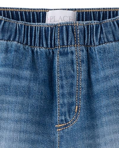 Image of The Children's Place Girls Denim Shortie Shorts