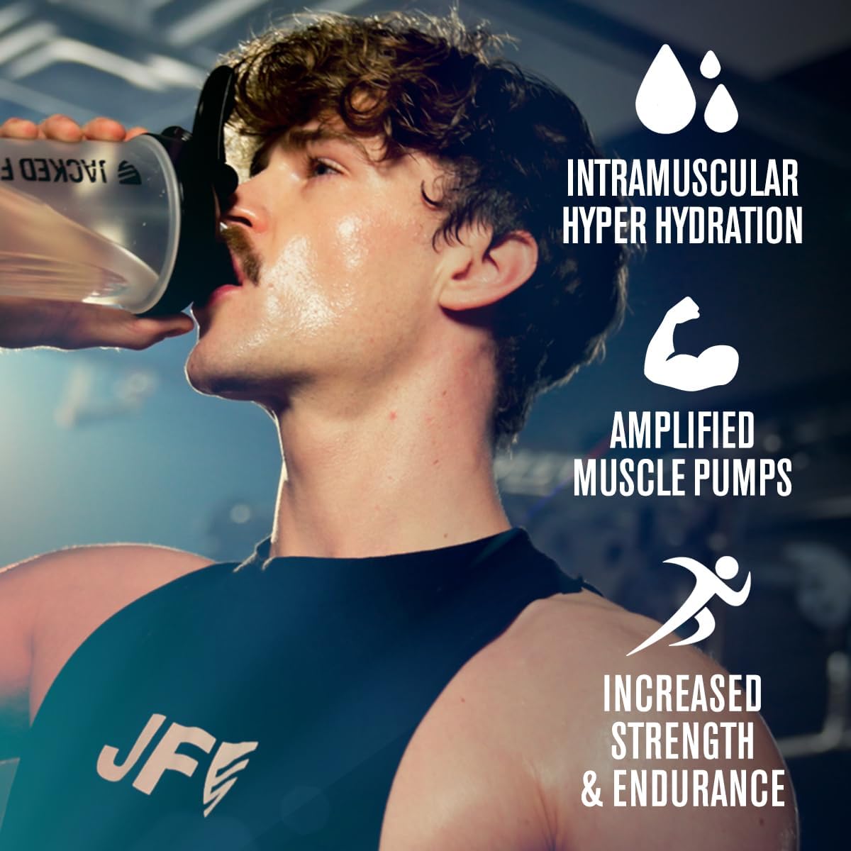 Jacked Factory Liquid Glycerol Cell Volume Hyper Hydrator - Pump Pre Workout with Vegan Glycerol for Muscle Pumps, & Strength - 60 Servings, Unflavored - Image 4