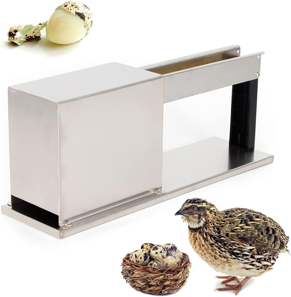 Electric Quail Egg Peeler Machine, SemiAutomatic Quail Egg