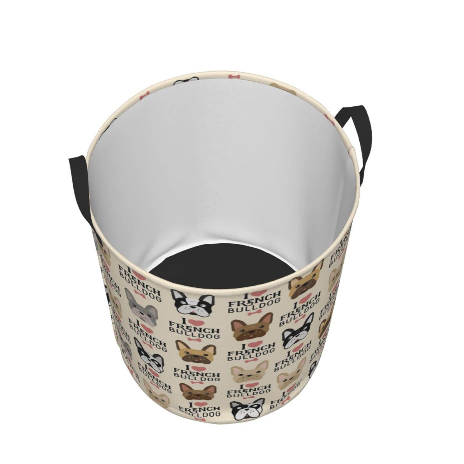 Wäschekorb Faltbar Mit Hundemuster – 48 X 41,9 Cm, Oxford-Stoff, Mit Griffen, Für Spielzeug & Wäsche