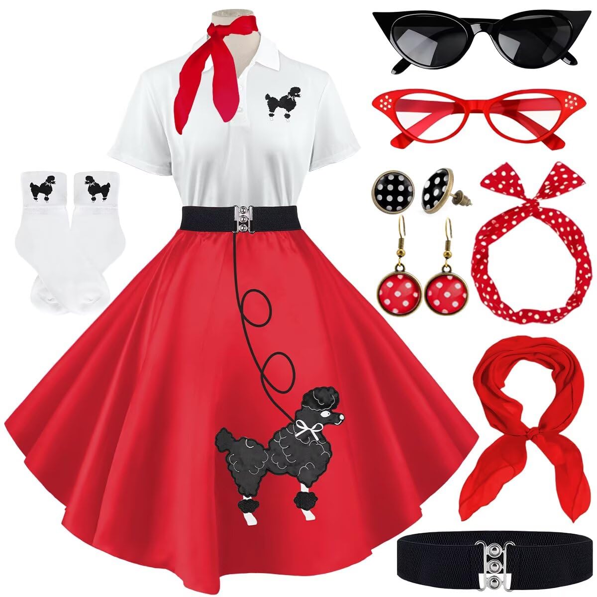 VillbeCoser Sock Hop Outfits