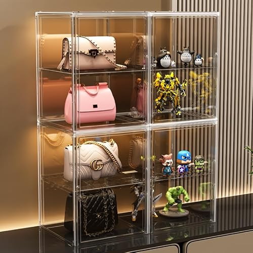 Cutora 1 Pack Extra Large 17.7 Inchx13 Inchx13 Inch Clear Acrylic Organizer Box Display Case thumb #4