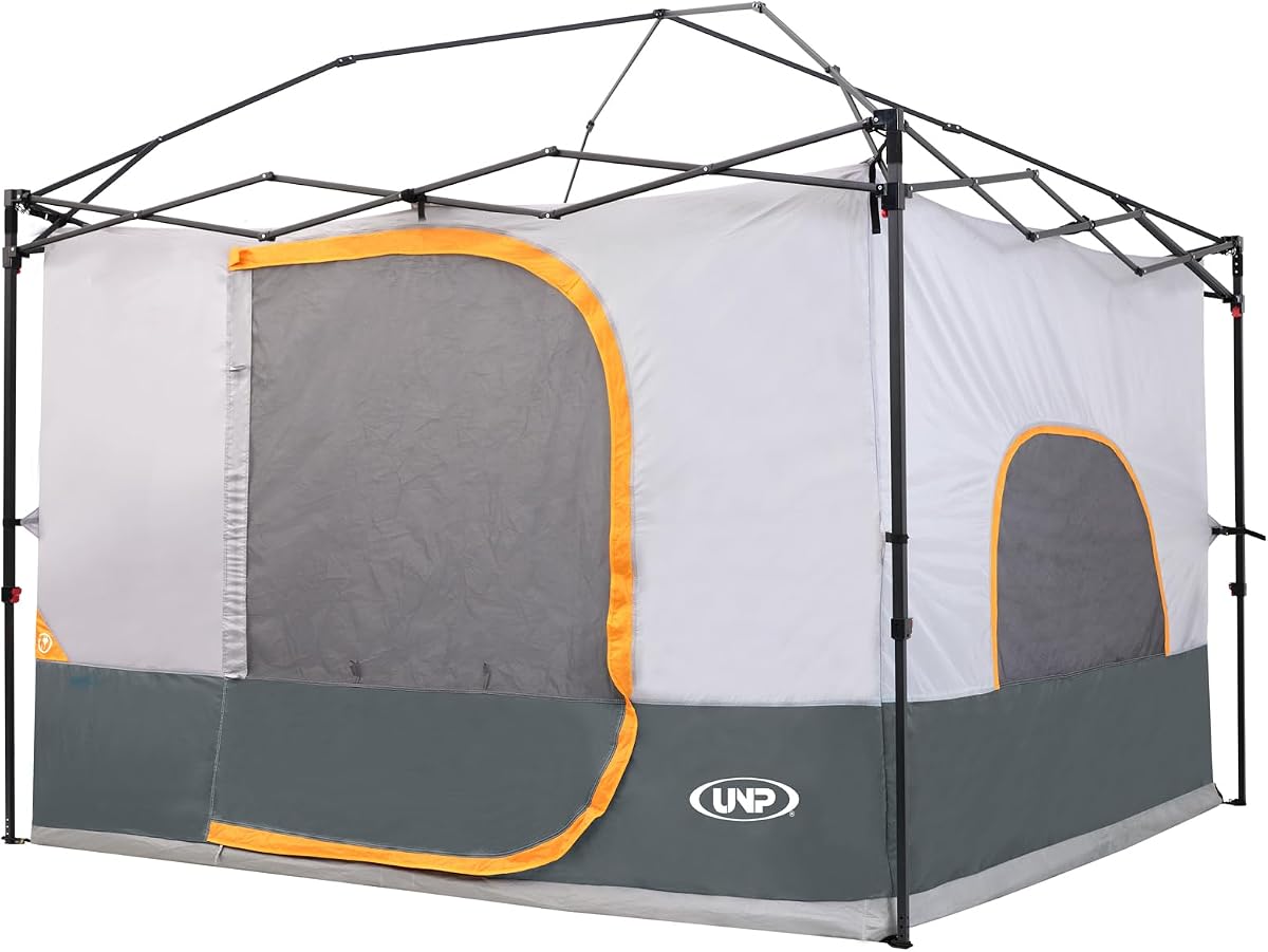 Tienda de campaña cúbica UNP para acampar, accesorio de toldo emergente de 10 x 10 | Los accesorios para carpa con dosel emergente de 10x10 están disponibles en configuraciones de carpa interior, carpa lateral y carpa SUV.