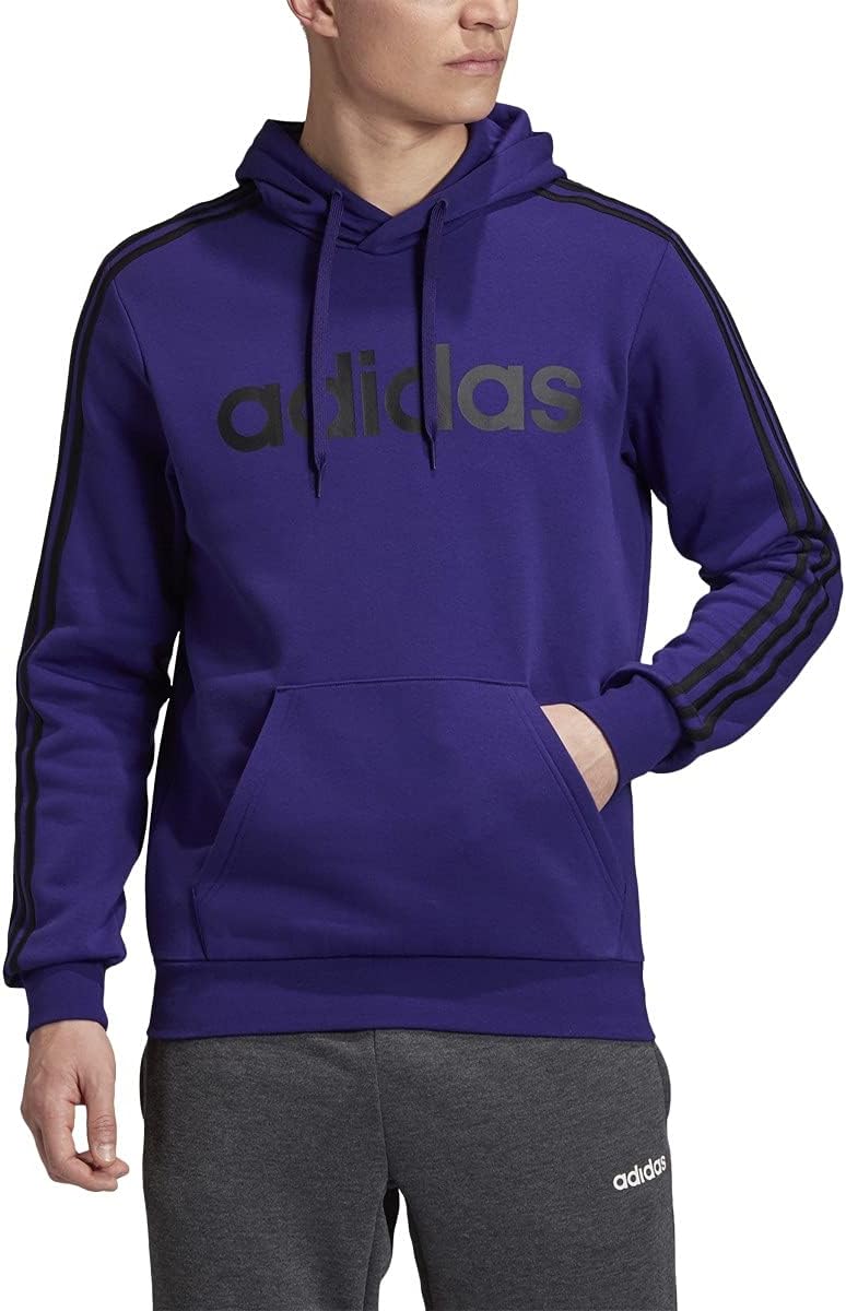 adidas Men's Essentials 3-Stripes Pullover Hoodie