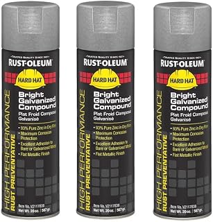 V2117838 V2100 System Galvanizing Compound Spray – Gloss Bright Galvanizing Compound, 20 oz, Solvent-Based, 3-Pack
