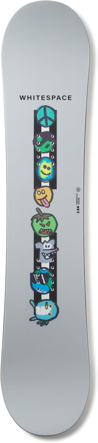 WHITESPACE Kids Freestyle Snowboard – Youth All-Mountain Progression Board with Forgiving Camber