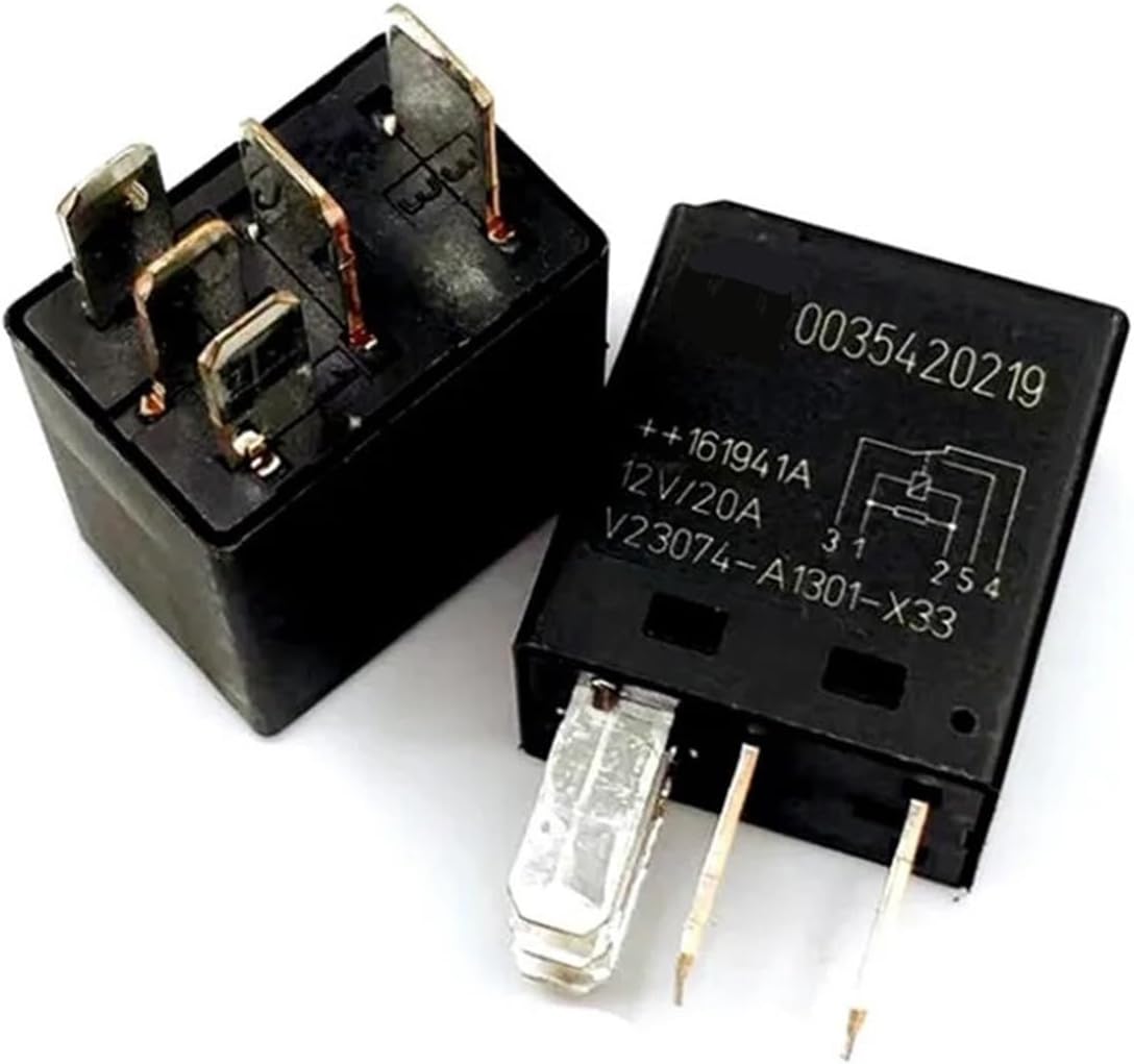 V23074-A1301-X33 Kfz-Relais – 12V, 20A, 5-polig – Steckrelais Für Auto & Fahrzeug (0035420219)