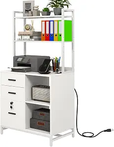 15 Best Home Office Shredder Cabinet Furniture for 2026 10 Vertical File Cabinet with Charging Station