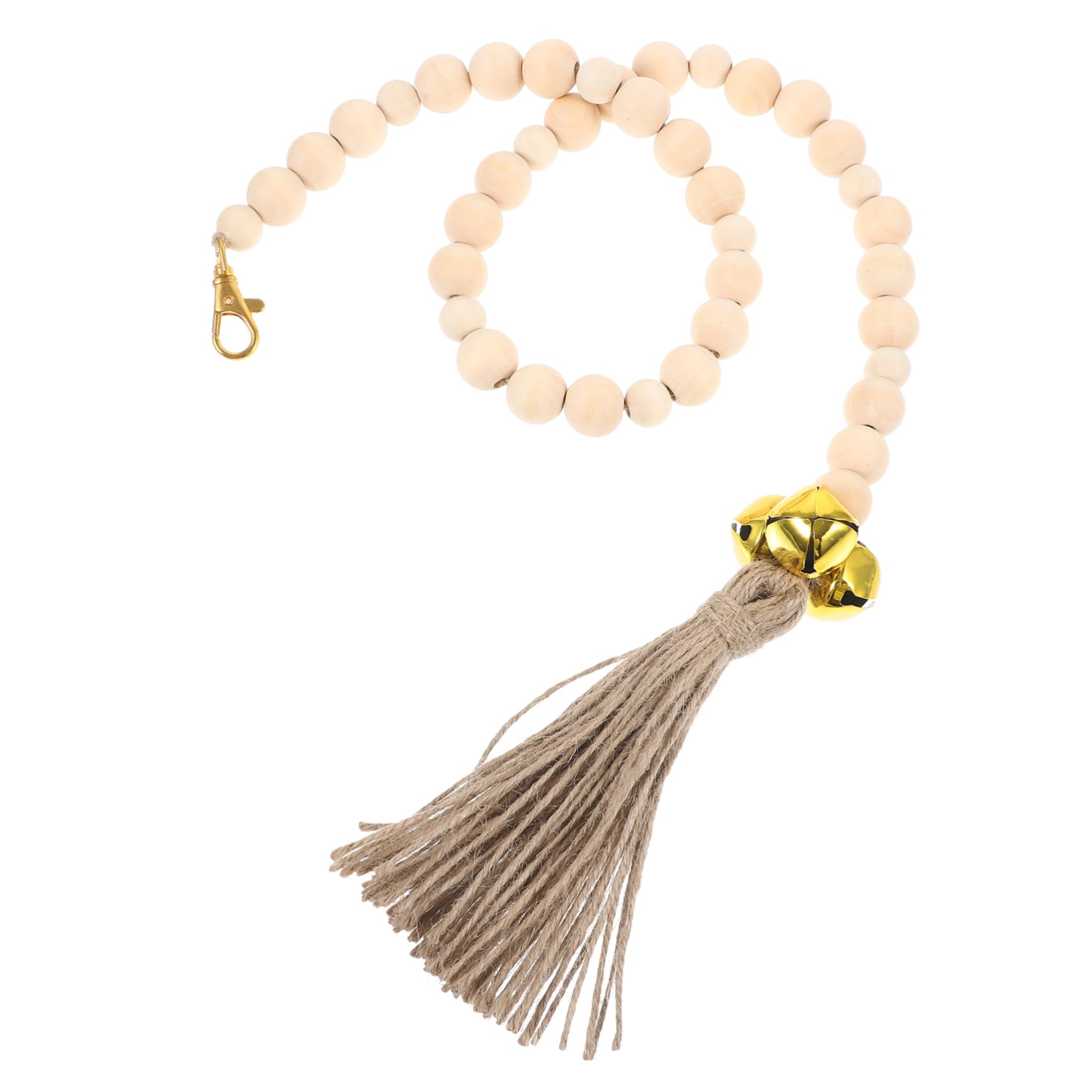 Mikikit Dog Training Doorbell with Beads Stylish Pet Doorbell for Potty Training Easy Setup Secure Attachment for Dogs Communication Tool for Outdoor Needs