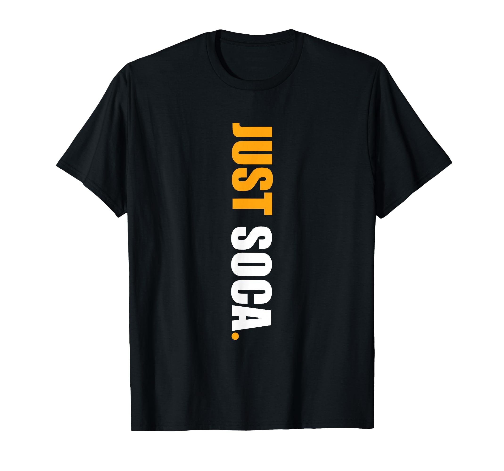 Just Soca - Unisex Vertical Solid Print T-Shirt