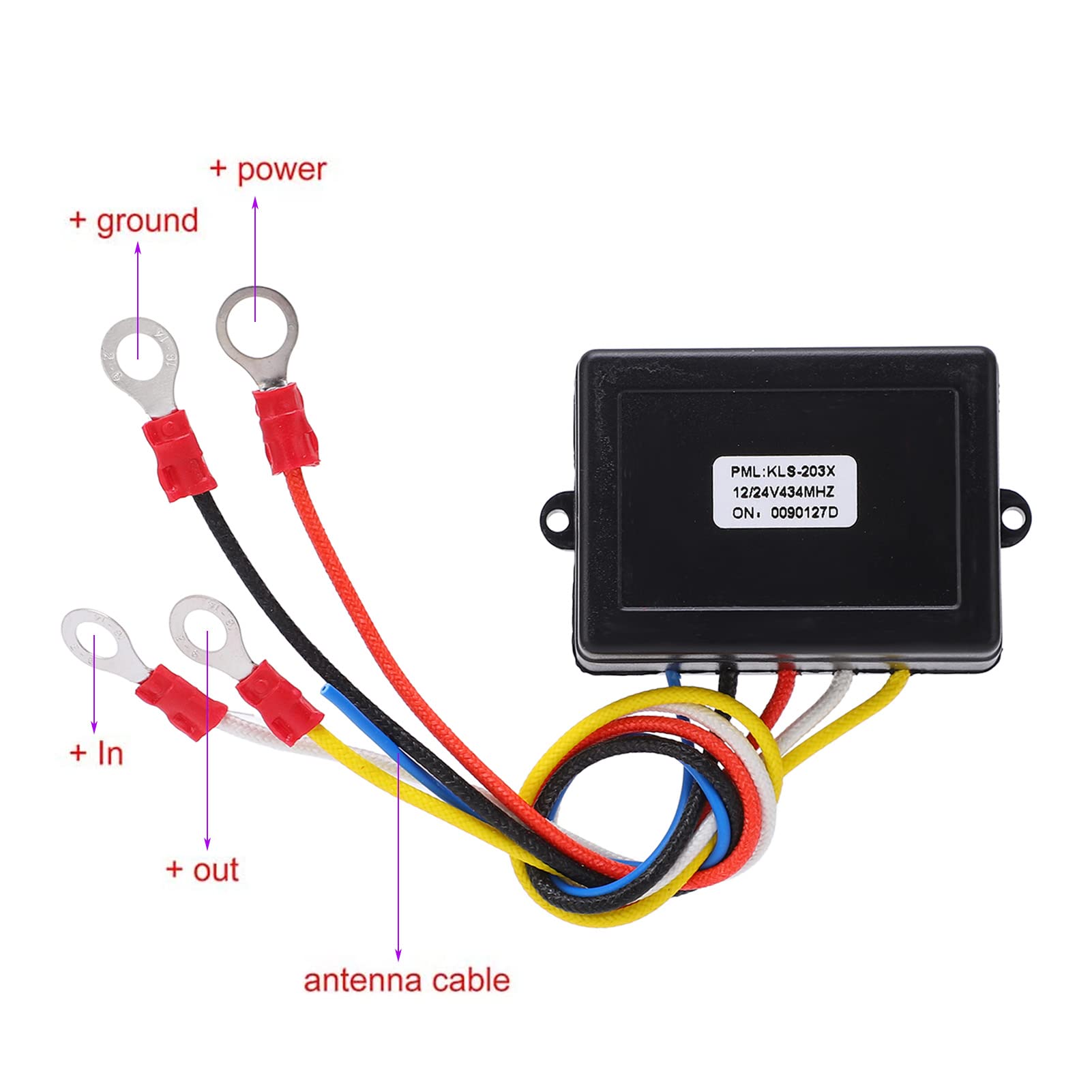 Interruttore Portatile Telecomando Verricello Ancora,12v 24v 75 Piedi Distanza Di Controllo Funzionamento Semplice Verricello Kit Telecomando Wireless Con Ricevitore Per Camion Jeep Atv Suv Blu