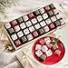 The Swiss Colony Merry Christmas Petits Fours Cakes, Gourmet Mini Layer Cakes in Red Velvet, Strawberry, Chocolate, and Vanilla, Holiday Dessert Cake Assortment